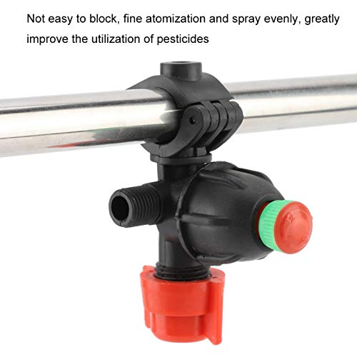 Omabeta Spraying Nozzle For Plant Good effect Easy to install Agricultural Spraying Nozzle Agriculture Spray Nozzle gardens for agricultural farm(4 points clamp tube)