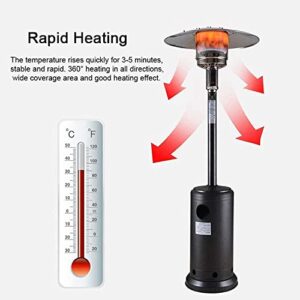 YAOJIA Outdoor Heaters Outdoor Patio Heater, Freestanding Indoor Heater, Quiet Operation, 13KW Propane Gas Heater for Commercial/Home, Garage,Garden