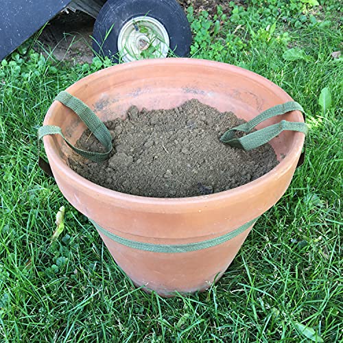 MISTIC COOL Potted Plant Lifter Allows You to Easily Hold and Carry Potted Plants, Rocks, Fertilizer, Mulch, Boxes, and More Alone or with a Partner, Holds Up to 100 lbs.