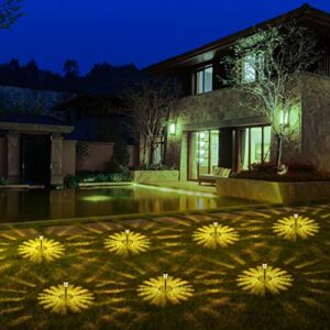 Solar Pathway Lights Outdoor Waterproof 12 Pack,Supper Bright Up to 12 Hrs Dusk to Dawn Garden Lights Solar Powered Auto On/Off,LED Landscape Lighting Decorative for Yard Walkway Driveway Patio Lawn