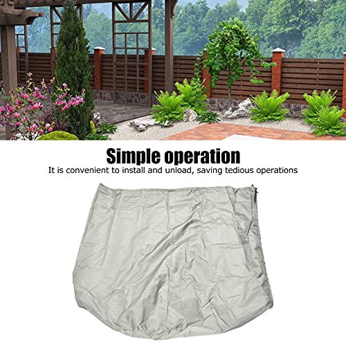 QSTNXB Heater Cover, Portable Easy to Clean Patio Heater Cover with Zipper Design, Waterproof Sunproof Rainproof Outdoor Dustproof Covers, for Garden Barbecue, Wedding, All Kinds of Parties(Beige)