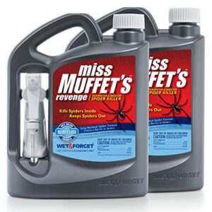 wet and forget 00041 1/2 gallon miss muffet’s revenge spider killer, 2-pack