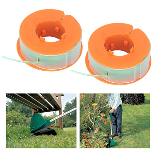 Trimmer Head Spool, High Accuracy Lawn Mower Spool Line Reliable Stable Performance Durable Perfect Fit for Garden(Green)