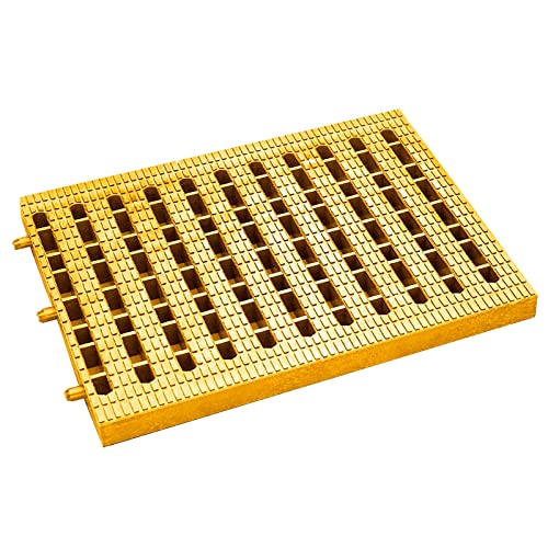 ZHAIHUA Drain Strainers,Resin Plastic Strainers,Plastic Grate,Speed Channel Grate,Sewer Cover Grates,Drain Sewer Cover,Plate Grid Rainwater Grate Rectangular Well Cover,Trench Drain System, Garden