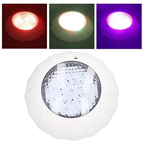 ZTHOME LED Pool Lights with Remote, 108 Lamp Beads, IP68 Waterproof, Engineering Grade Chips, RGB Colorful Energy Saving Pool Lamp for Pond, Garden, Party