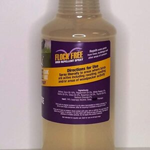 Flock Free Bird Repellent Ready Spray, Ready to Use Bird Spray, Residential Bird Problem Solution, 32oz