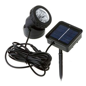 lvoertuig spot lamp light solar pool pond lights waterproof solar submersible pool pond projection lamp for pond garden pathway