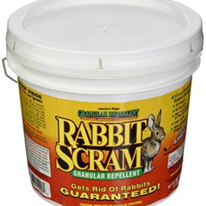 Enviro Pro 11006 Rabbit Scram Repellent Granular White Pail, 6 Pounds