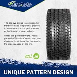 MaxAuto 2 Pcs Turf Saver Lawn & Garden Tire - 20x8.00x10 LRB 4ply