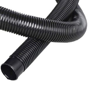 ECYC 6.3m Black Pool Hose Filter Pump Diversion Hose Swimming Pool Pumping Water Pipe Filter Tube Fish Pond Drainage Garden Watering Connection Pipe Anti-UV, Chlorine-Resistant