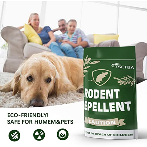 TSCTBA Rodent Repellent, Mouse Repellent, Mice Repellent for House, Peppermint to Repel Mice, Mouse and Rats, Natural Rodent Repellent Indoor and Outdoor, Effective and Long Lasting -10 Packs