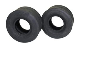 (set of 2) 11×6.00-5 4 ply smooth tread for lawn & garden zero turn mower or go-kart