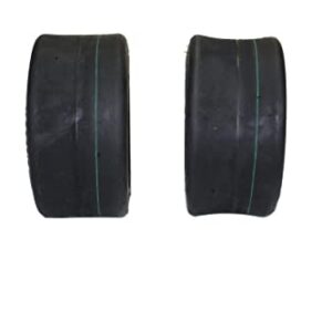 (Set of 2) 11x6.00-5 4 Ply Smooth Tread for Lawn & Garden Zero Turn Mower or Go-Kart