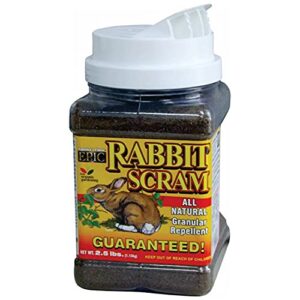 Enviro Pro Epic Rabbit Scram All Natural Granular Direct Barrier Repellent, 6 Lb Bucket Bundle w/Epic Rabbit Scram Natural Granular Animal Repellent, 2.5 Lb Tub