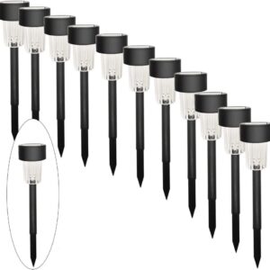 MAGGIFT 12 Pcs Solar Pathway Lights Solar Garden Lights Outdoor Solar Landscape Lights for Lawn, Patio, Yard, Walkway, Deck, Driveway and Garden