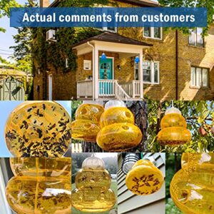 2 Pack Wasp Traps, Yellow Jacket Killer Bee Traps for Outside,Wasp Carpenter Bee Catcher Fly Trap