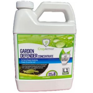 garden defender concentrate | a safe & effective treatment to control unwanted pests in your home garden including all species of aphids, mites, leafhoppers, gnats, whiteflies and more!