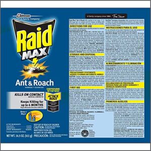 Raid Max Ant and Roach Spray (14.5 Ounce (Pack of 3))