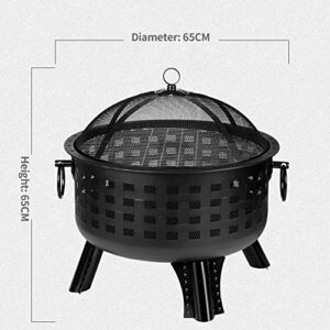 ZLXDP Multi-Function Bonfire Basin Winter Heating Outdoor Courtyard Charcoal Fire Pit Garden Household Barbecue Rack