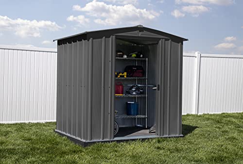 Arrow Shed Classic 6' x 5' Outdoor Padlockable Steel Storage Shed Building