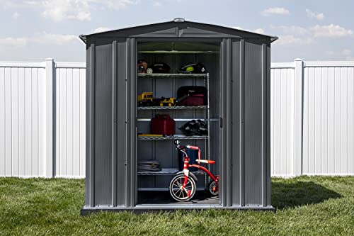 Arrow Shed Classic 6' x 5' Outdoor Padlockable Steel Storage Shed Building