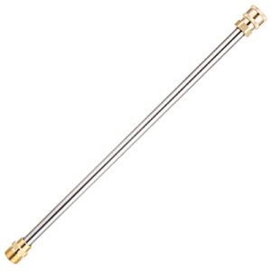 pwaccs pressure washer extension wand, universal lance extension for power washer, stainless steel replacement of pressure washing extended rod, m22 to 1/4 inch quick connector