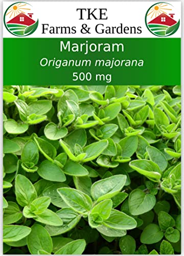 TKE Farms - Marjoram Seeds for Planting, 500 mg approxi. 2000 Seeds, Origanum majorana