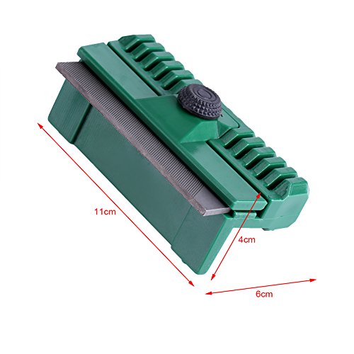 Chainsaw Chain Track Guide Bar Rail Dressers, 11 * 6 * 4cm Bar Rail Dressers Lawn Garden Lawn Garden File Repairer Tool, Chainsaw Chain Repairer Tool Synchrotron Track With Depth Gauge