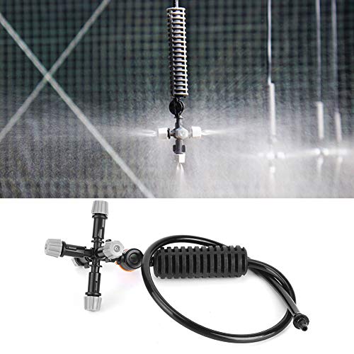 Garden Sprinkler, 5-Head Home & Garden Accessory, Removable Nozzles Adjustable Dripper, Micro Irrigation Adjustable Fog for Agriculture Lawn