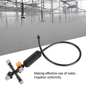 Garden Sprinkler, 5-Head Home & Garden Accessory, Removable Nozzles Adjustable Dripper, Micro Irrigation Adjustable Fog for Agriculture Lawn