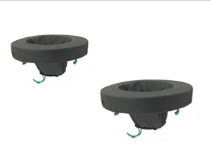 pondh2o 14″ round floating aquatic water garden pond planter baskets, floatable aquatic plant flower islands for ponds and water features | value 2 pack