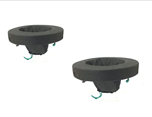 PondH2o 14" Round Floating Aquatic Water Garden Pond Planter Baskets, Floatable Aquatic Plant Flower Islands for Ponds and Water Features | Value 2 Pack