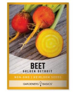 beet seeds for planting golden detroit heirloom non-gmo golden beets plant seeds for home garden vegetables makes a great gift for gardeners by gardeners basics