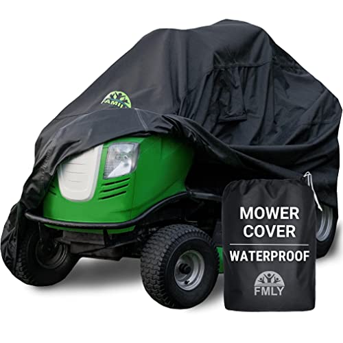 Riding Lawn Mower Cover Waterproof Outdoor, Riding Mower Cover, Riding Lawnmower Cover Waterproof Heavy Duty, Lawn Tractor Cover, Waterproof Lawn Mower Cover Waterproof Heavy Duty, Tractor Mower Cover