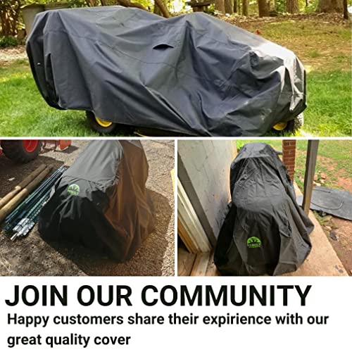 Riding Lawn Mower Cover Waterproof Outdoor, Riding Mower Cover, Riding Lawnmower Cover Waterproof Heavy Duty, Lawn Tractor Cover, Waterproof Lawn Mower Cover Waterproof Heavy Duty, Tractor Mower Cover