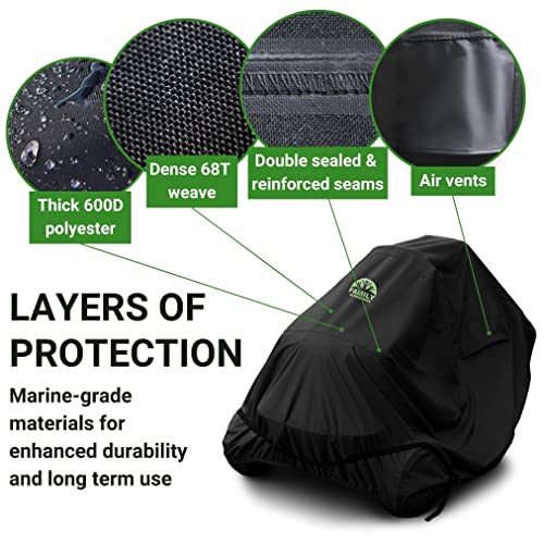 Riding Lawn Mower Cover Waterproof Outdoor, Riding Mower Cover, Riding Lawnmower Cover Waterproof Heavy Duty, Lawn Tractor Cover, Waterproof Lawn Mower Cover Waterproof Heavy Duty, Tractor Mower Cover