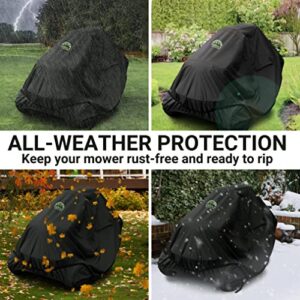 Riding Lawn Mower Cover Waterproof Outdoor, Riding Mower Cover, Riding Lawnmower Cover Waterproof Heavy Duty, Lawn Tractor Cover, Waterproof Lawn Mower Cover Waterproof Heavy Duty, Tractor Mower Cover