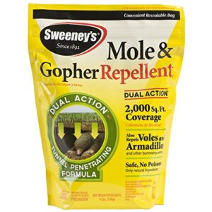 sweeney’s s7001-1 mole and gopher repellent granules, 4 lb.