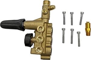 simpson cleaning 7108746 replacement manifold kit for aaa pressure washer pumps, gold