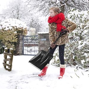 Folding Emergency Snow Shovel, Snow Shovel for Car Lightweight Portable Sport Utility Detachable Shovel for Driveway Car Emergency Home Garden Camping Beach