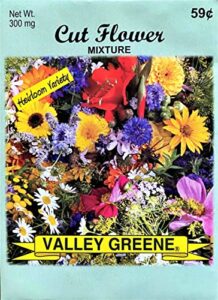 set of 50 cut flower – mixture annual flower seed packets – perfect for creating your dream garden! – includes 50 packets of cut flower – mixture seeds!