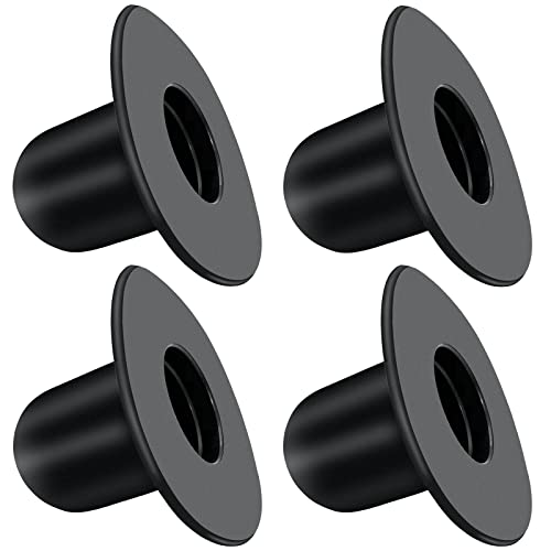 SKARUMMER Pool Wall Plug Replacement for Intex Bestway Coleman Summer Escape Ground Swimming Pools Filter Pump Strainer Hole Plug Stopper (4 Pack Black)