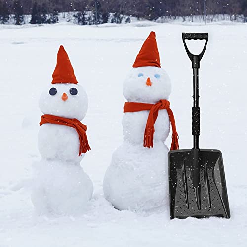 Emergency Snow Shovel, Snow Shovel for Car Lightweight Portable Sport Utility Detachable Shovel for Driveway Car Emergency Home Garden Camping Beach