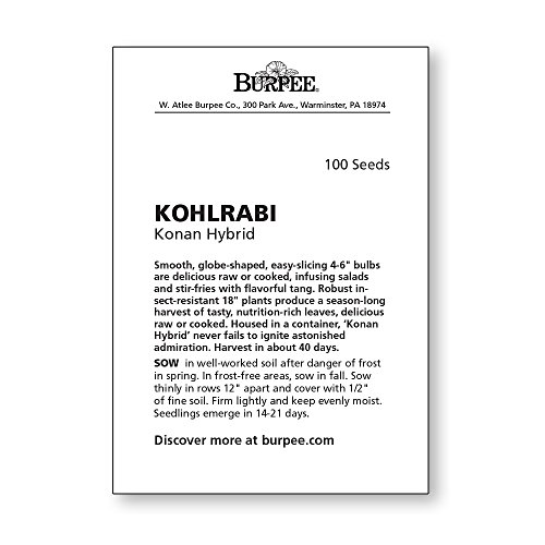 Burpee Konan Hybrid Kohlrabi Seeds 100 seeds