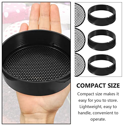 Hemoton 8pcs Sifting Pan Outdoor Gold Panning Soil Sifter Sieve Fine Mesh Screen Classifier for Garden Outdoor