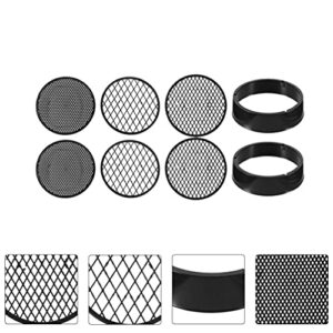 Hemoton 8pcs Sifting Pan Outdoor Gold Panning Soil Sifter Sieve Fine Mesh Screen Classifier for Garden Outdoor