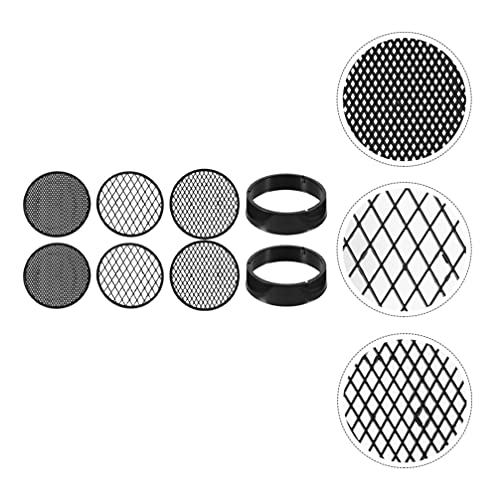 Hemoton 8pcs Sifting Pan Outdoor Gold Panning Soil Sifter Sieve Fine Mesh Screen Classifier for Garden Outdoor