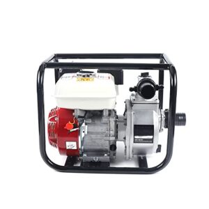 6.5 hp gas water pump 2 inch portable irrigation gasoline water pump 2-stroke petrol water transfer pump high pressure water garden pumps engine pond pump for agricultural irrigation