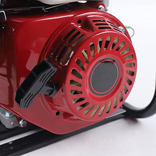 6.5 HP Gas Water Pump 2 Inch Portable Irrigation Gasoline Water Pump 2-Stroke Petrol Water Transfer Pump High Pressure Water Garden Pumps Engine Pond Pump for Agricultural Irrigation