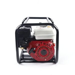 6.5 HP Gas Water Pump 2 Inch Portable Irrigation Gasoline Water Pump 2-Stroke Petrol Water Transfer Pump High Pressure Water Garden Pumps Engine Pond Pump for Agricultural Irrigation